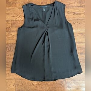 NWOT White House Black Market Sleeveless Black Blouse Size 2